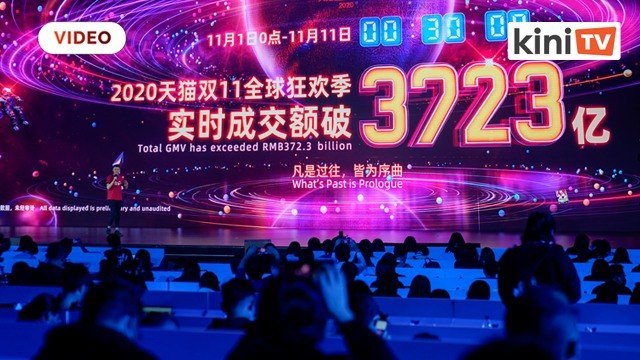 Alibaba's Singles Day sales top RM305 billion, planned rules hit shares