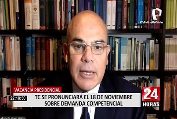 Vacancia presidencial: audiencia de demanda competencial se realizará el 18 de noviembre
