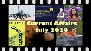 Current Affairs: July 2020