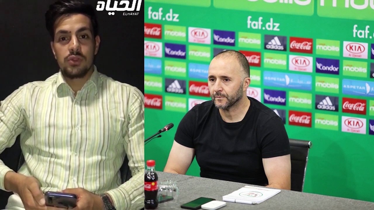 Conférence de presse de Belmadi avant le Zimbabwe