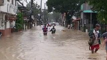 المياه تغمر عددا من أحياء مانيلا بعد مرور الإعصار فامكو