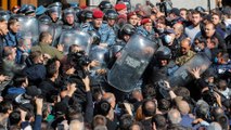 Protesters in Armenia call for PM to step down