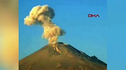 Meksika'daki Popocatépetl Yanardağı'nda patlama