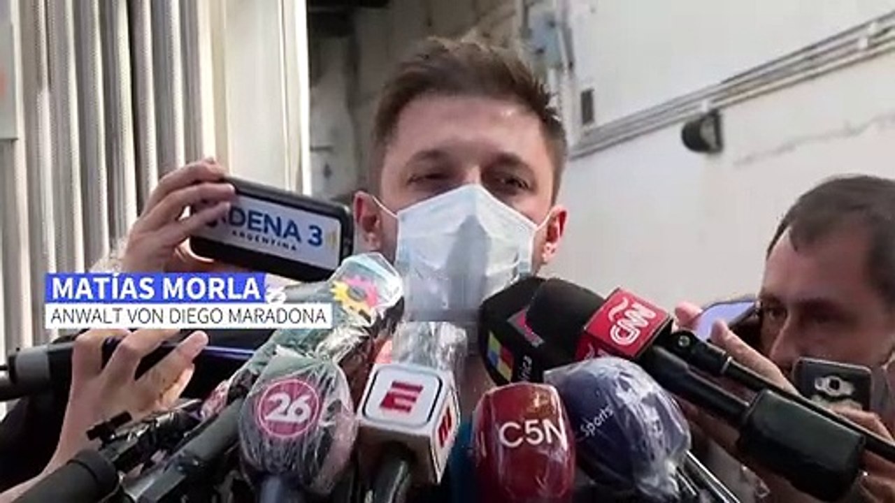 Diego Maradona nach Gehirn-OP aus Krankenhaus entlassen