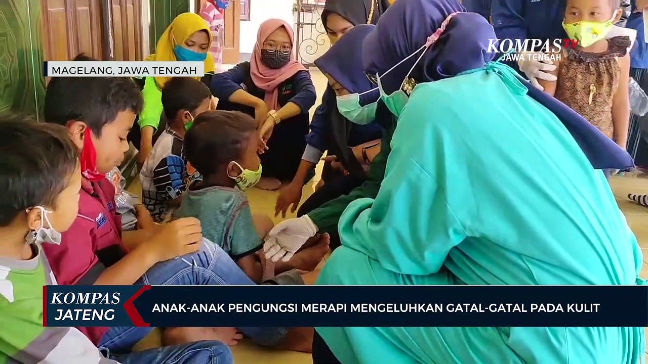Anak-Anak Pengungsi Keluhkan Kulit Gatal-Gatal