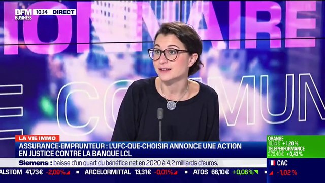 Marie Coeurderoy: Assurance emprunteur, l'UFC-Que Choisir annonce une action en justice contre la banque LCL - 12/11