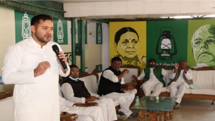 Tejashwi Yadav elected as leader of Mahagathbandhan
