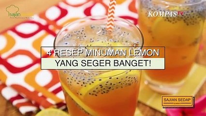 Asli Nyegerin! 4 Resep Minuman yang Dicampur Lemon Ini Cocok Dibuat di Rumah!