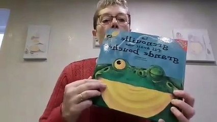 Voici l'histoire de la grenouille à grande bouche, contée par Sylvie