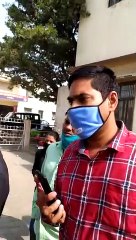 डी एम कार्यालय के सामने महिला पर तेजाब फेंक किया गया हमला