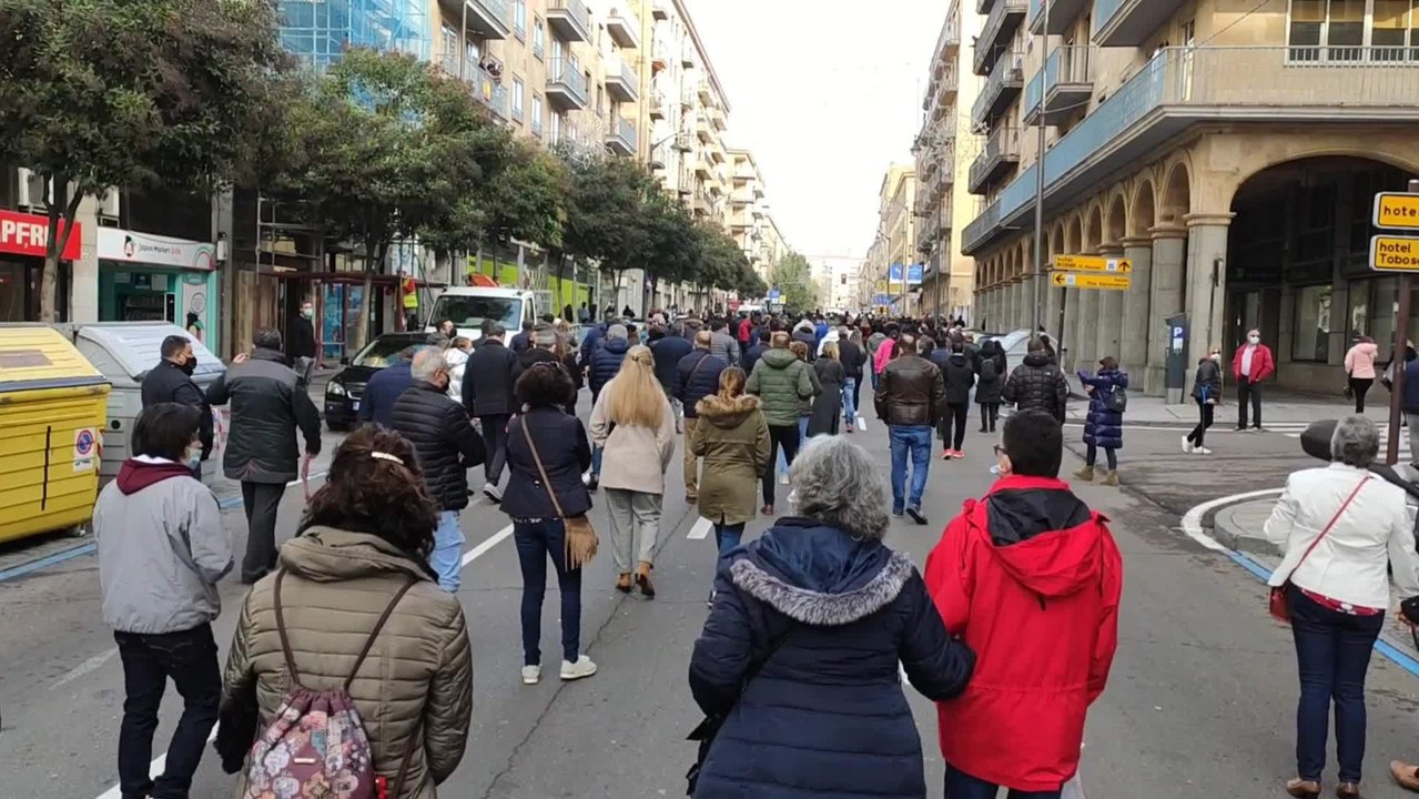 Los hosteleros salen a las calles de Castilla y León para pedir ayudas