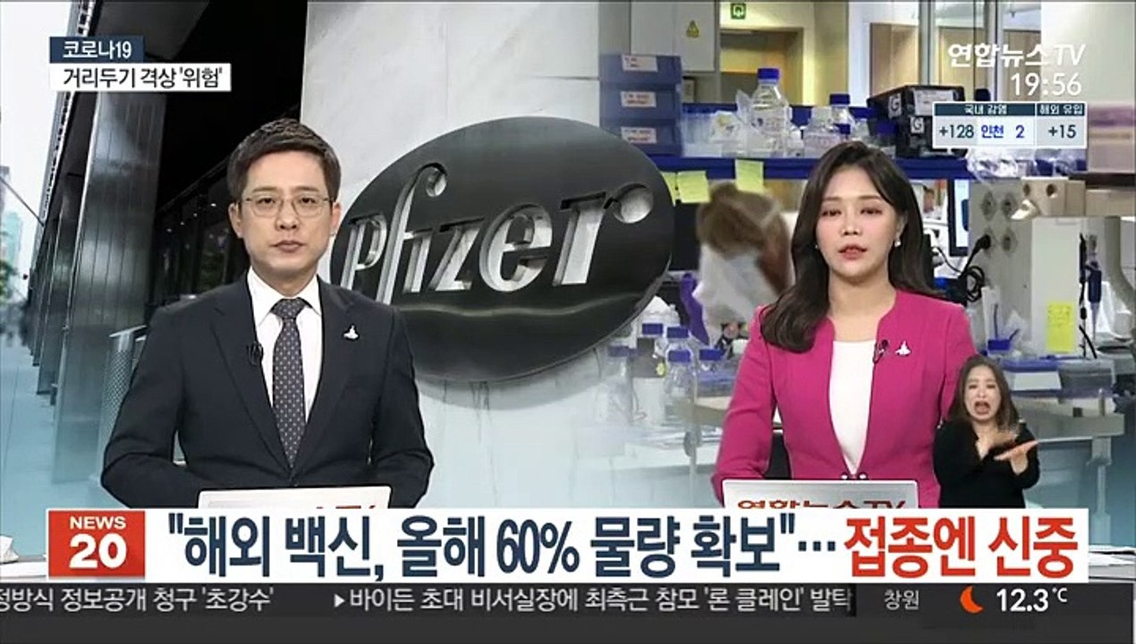 "해외 백신, 올해 60% 물량 확보"…접종엔 신중