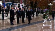 President Donald J. Trump visits Arlington National Cemetery on Veterans Day