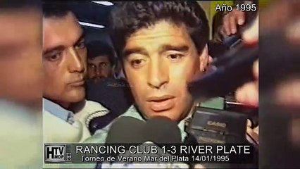 DIEGO ARMANDO MARADONA TORNEO DE VERANO MAR DELPLATA 1995