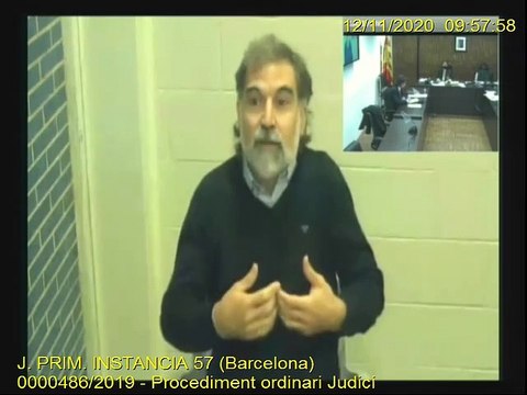 Declaració de Jordi Cuixart en el judici d'un guàrdia civil contra Òmnium