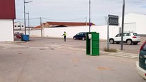 Guardia Civil controla las entradas y salidas a Los Santos de Maimona
