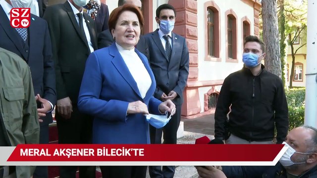 İYİ Parti Genel Başkanı Meral Akşener Bilecik'te