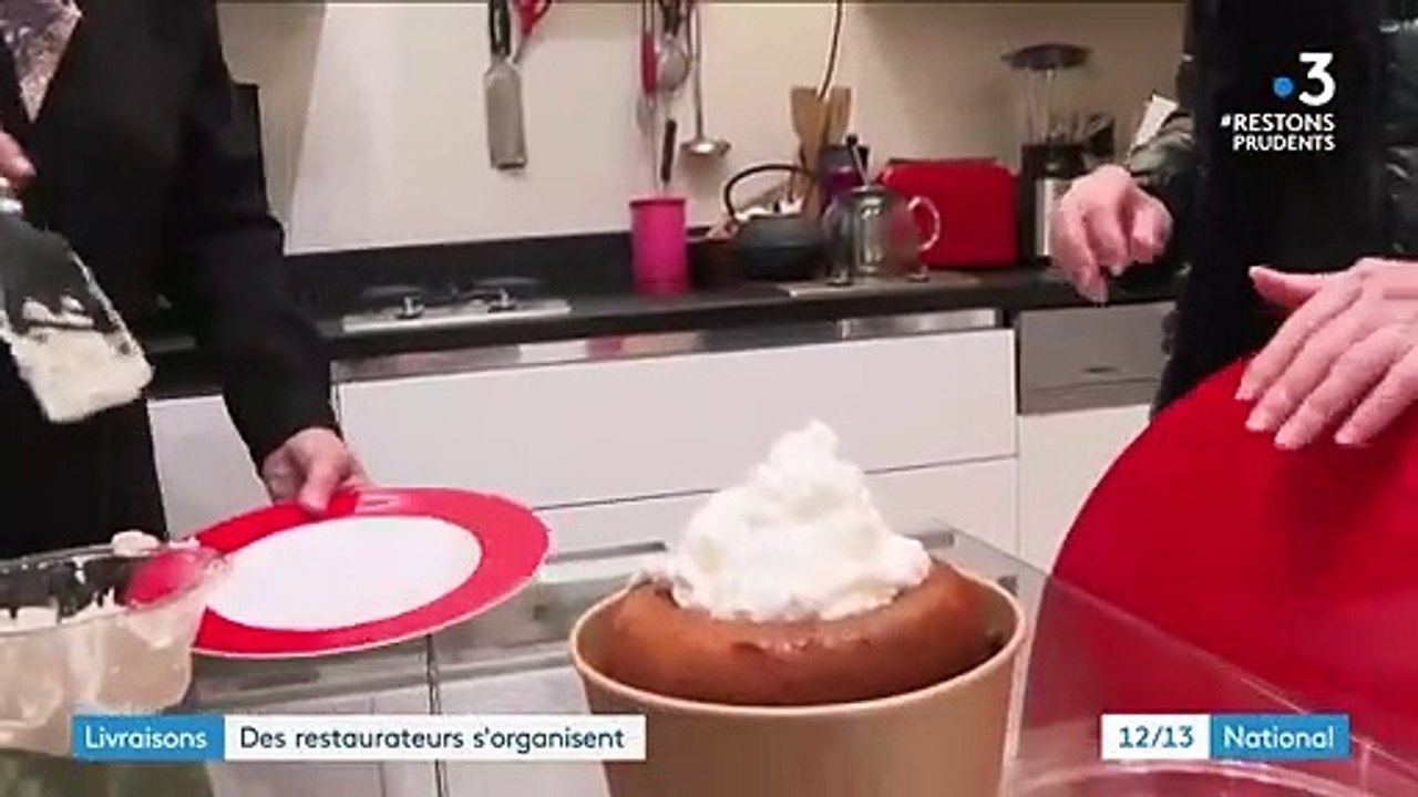 Confinement - Des restaurateurs créent leur propre système pour livrer leurs clients plutôt que d'utiliser des plateformes de livraison - VIDEO