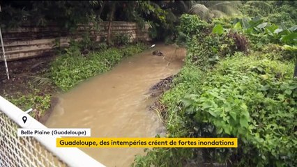 Guadeloupe : les habitants font face à de fortes inondations