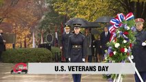Trump visits Arlington National Cemetery marking Veterans Day