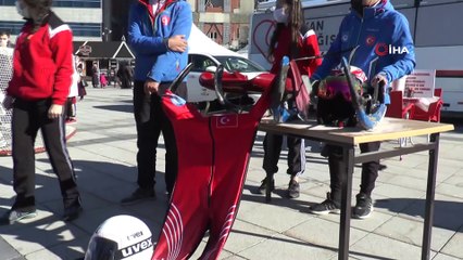 Erzurum'da 7 farklı branşta kış sporları tanıtıldı