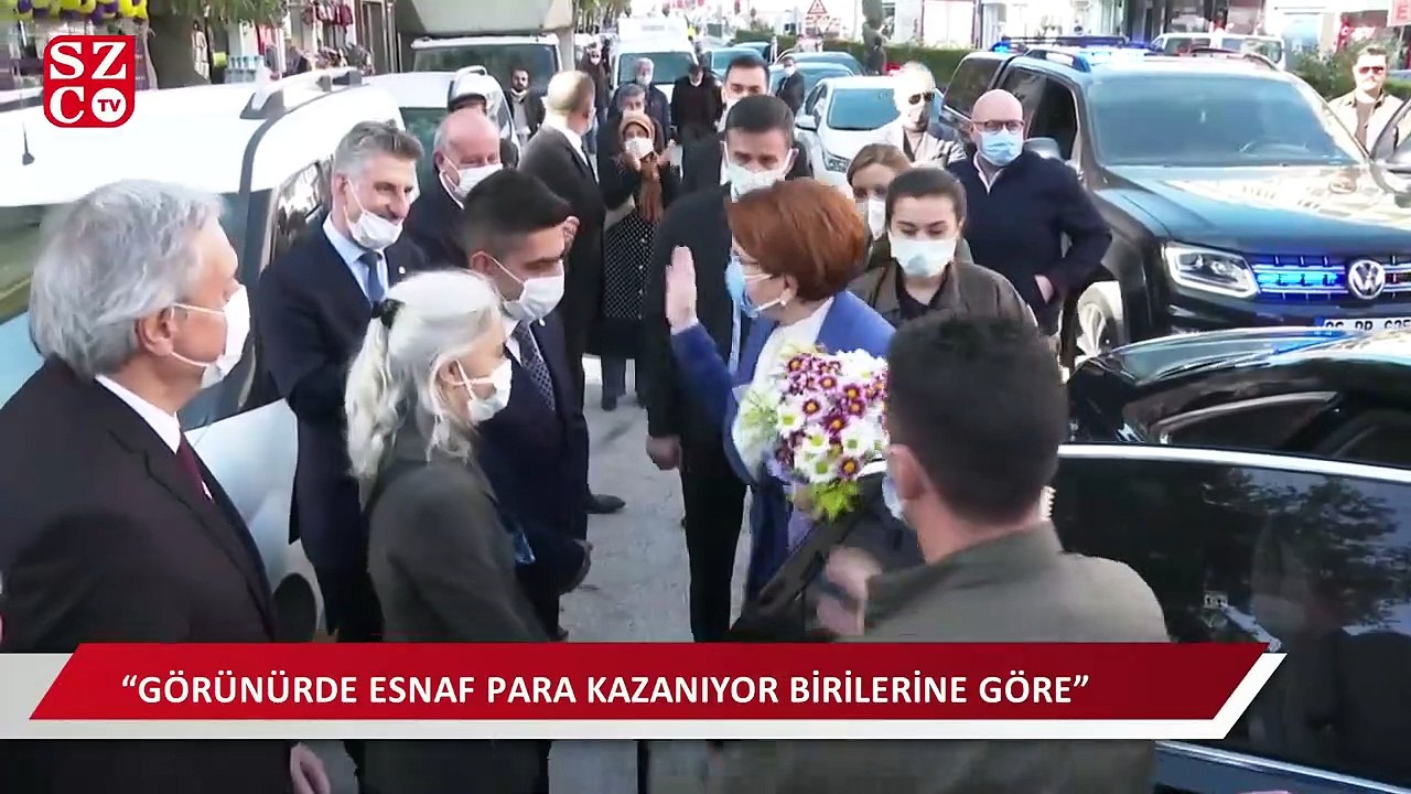 Akşener'den esnafa: Keyif çayı içiyor musunuz?
