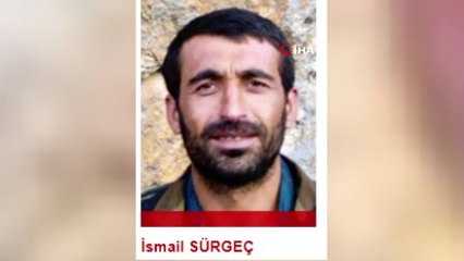 10 milyon TL ödüllü listedeki terörist etkisiz hale getirildi