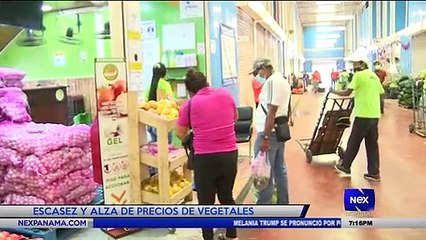 Escasez y alza de precios de vegetales - Nex Noticias