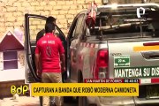 SMP: capturan a dos sujetos acusados de robar camioneta en Carabayllo