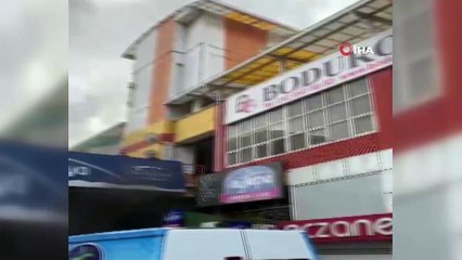Bayrampaşa Kuru Gıda Hali’nde korkutan yangın