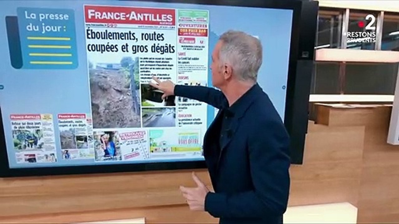 Kiosque à journaux : intempéries en Guadeloupe, annonces de Jean Castex et confinement