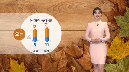[날씨] 온화한 가을...따스하지만 미세먼지 기승 / YTN
