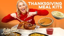 Julia Tries The Most Popular Thanksgiving Delivery Meal Kits