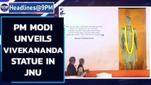 PM Modi unveils Vivekananda statue on JNU campus | Oneindia News