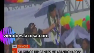 Evo Morales y su discurso incendiario a su retorno del exilio