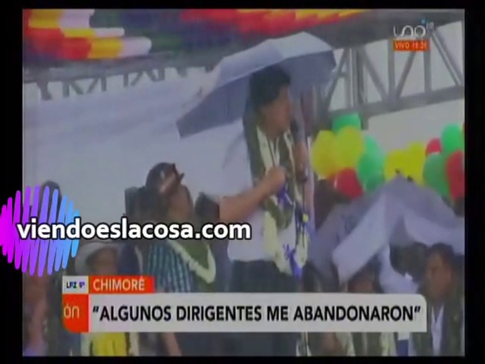 Evo Morales y su discurso incendiario a su retorno del exilio