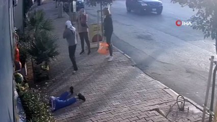 Engelli yaşlı kadın darp edildiği anlar kamerada