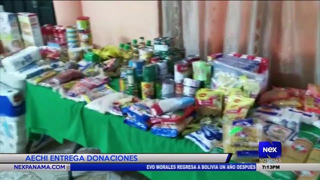 Aechi entrega donaciones - Nex Noticias