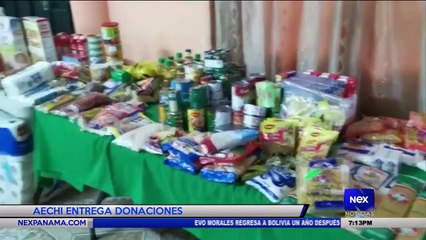 Aechi entrega donaciones - Nex Noticias