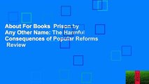 About For Books  Prison by Any Other Name: The Harmful Consequences of Popular Reforms  Review