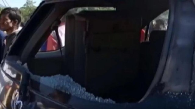 Watch who attacked Bengal BJP president Dilip Ghosh's convoy