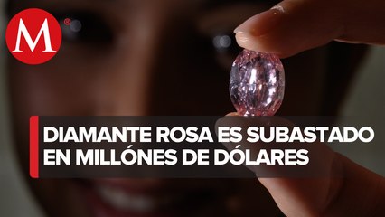 ¡Insólito! Venden excepcional diamante rosa en más de 25 millones de dólares