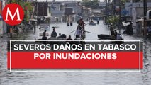 Inundaciones han dejado 8 muertos en Tabasco: Protección Civil