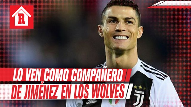 CR7 visto como compañero de Raúl Jiménez en los Wolves