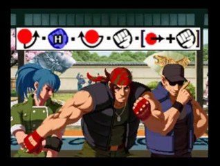 kof 2002 moves - ikari team