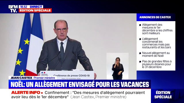 Covid-19: pour Jean Castex, les dernières évolutions positives sont trop fragiles pour autoriser le moindre relâchement