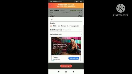 How to book tickets online from Irctc app || Online ticket booking #entertainmenteventvideo #ticketfromirctcapp,