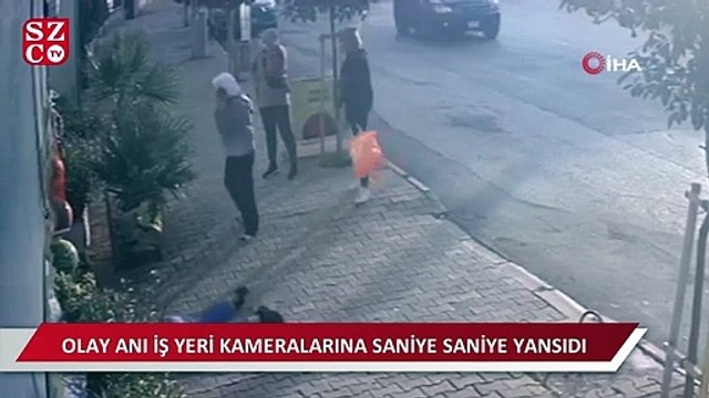 Engelli yaşlı kadının darp edildiği anlar kamerada