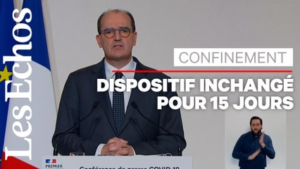 « Il serait irresponsable de lever ou d'alléger le reconfinement », affirme Jean Castex