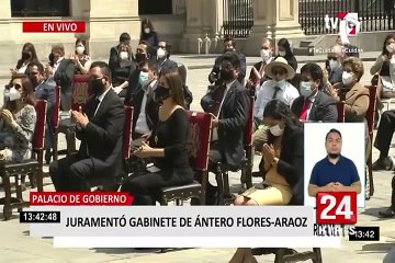 Manuel Merino tras juramentación de Gabinete: “hago un llamado a la calma”